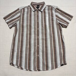 Men’s Prana Groveland Short Sleeve Button Down Shirt | Standard Fit | Medium